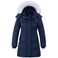 thumbnail image 1 of Wantdo Big Girl's Winter Coat Quilted Winter Jacket Padded Puffer Jacket Waterproof Jacket Navy 18/20, 1 of 10