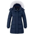 thumbnail image 1 of Wantdo Big Girl's Winter Coat Quilted Winter Jacket Padded Puffer Jacket Waterproof Jacket Navy 18/20, 1 of 9