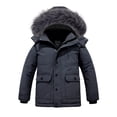 thumbnail image 1 of Wantdo Boy's Puffer Jacket Waterproof Winter Coat Quilted Winter Outerwear Jacket Gray 18-20, 1 of 9