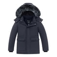 thumbnail image 1 of Wantdo Boy's Puffer Jacket Waterproof Winter Coat Quilted Winter Outerwear Jacket Gray 18-20, 1 of 8