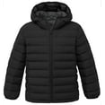 thumbnail image 1 of Wantdo Boy's Winter Coat Windproof Puffer Jacket Lightweight Outerwear Jacket Black 10/12, 1 of 9