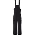 thumbnail image 1 of Wantdo Girls' and Boys' Ski Pants Waterproof Snow Bibs Overalls Insulated Snowboarding Bibs Black 10-12, 1 of 11