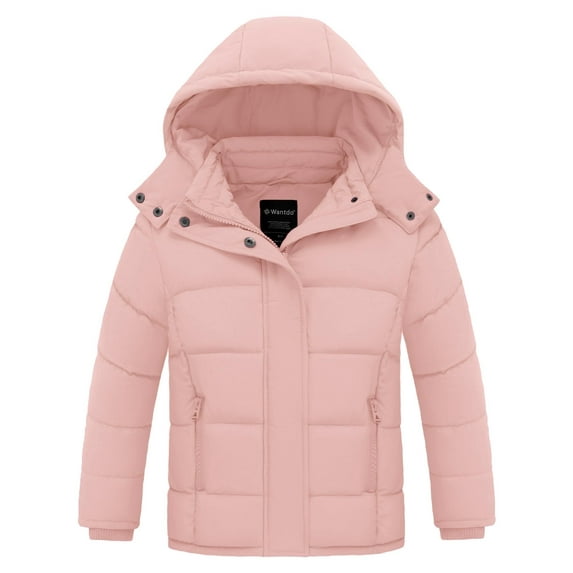 Wantdo Girl's Hooded Puffer Jacket