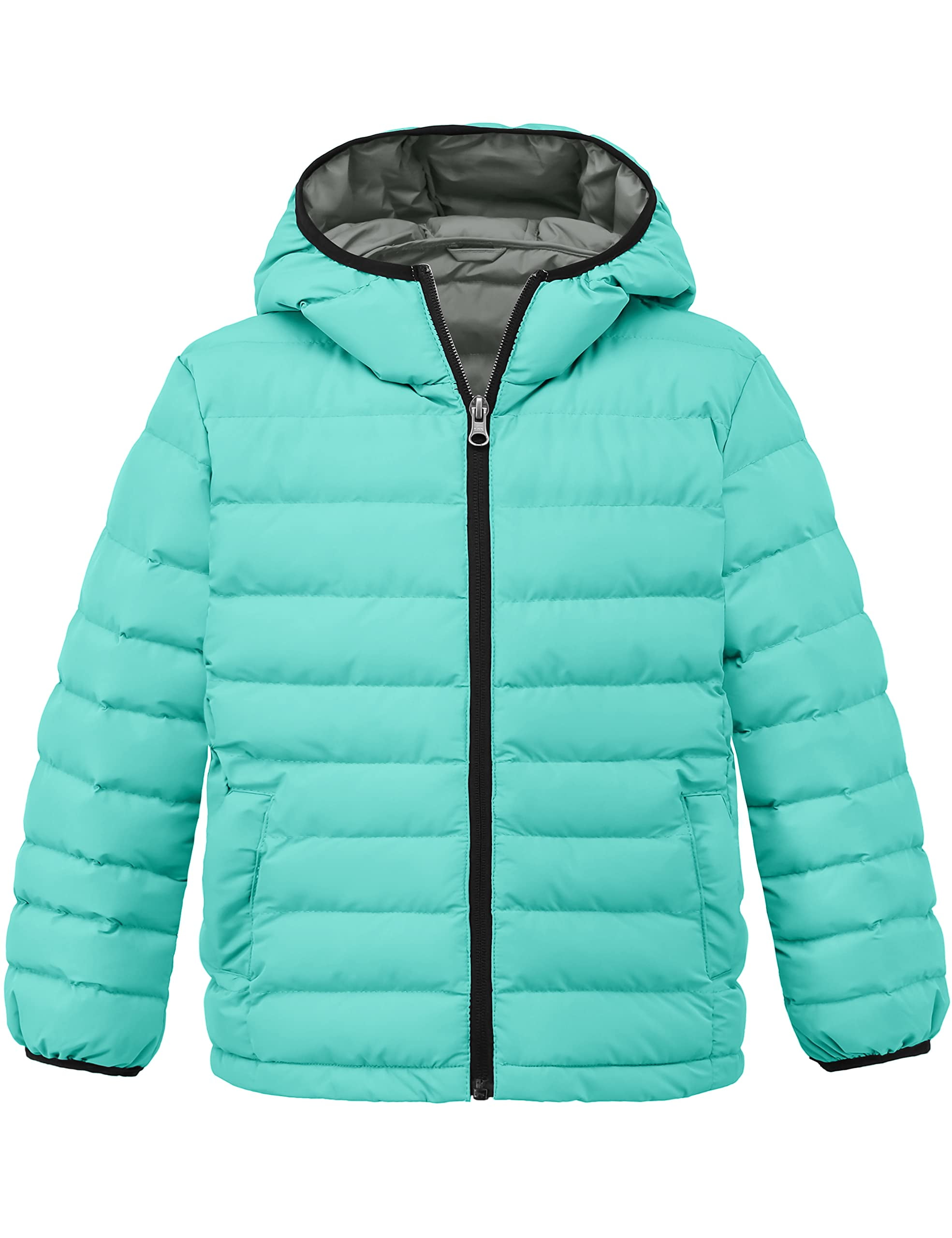 Wantdo Girl's Winter Jacket Lightweight Winter Coat Packable Puffer ...