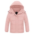 thumbnail image 1 of Wantdo Girls' Recycled Jacket Waterproof Winter Coat Warm Winter Outerwear Jacket Coral Pink 8, 1 of 10
