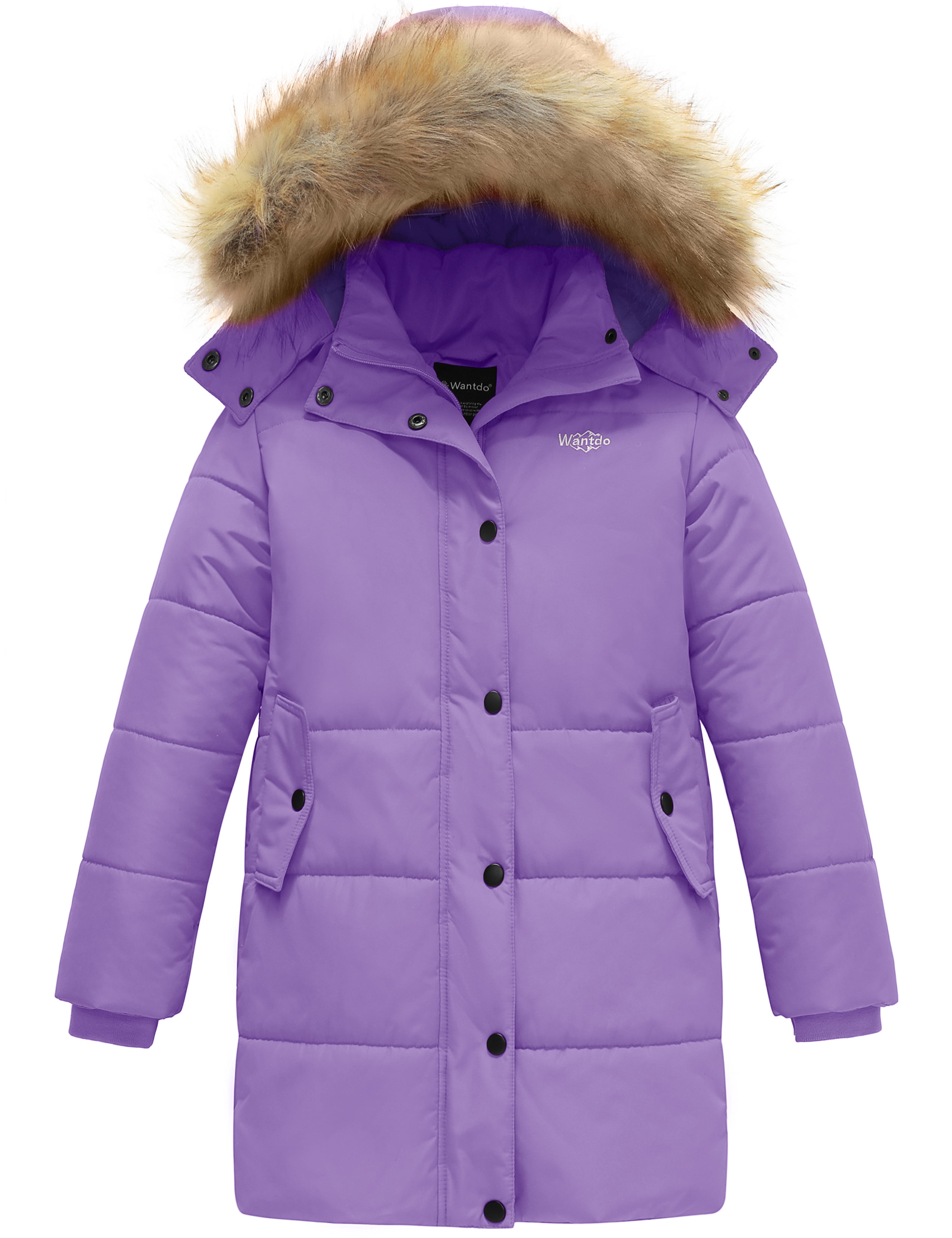 Girls purple parka sale