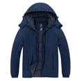 thumbnail image 1 of Wantdo Men's Big and Tall Jacket Waterproof Ski Coat Windproof Snowboarding Jacket Warm Parka Navy 3X, 1 of 8