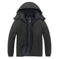 thumbnail image 1 of Wantdo Men's Big and Tall Ski Coat Waterproof Snowboarding Jacket Warm Winter Jacket Grey 4X, 1 of 8