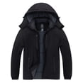 thumbnail image 1 of Wantdo Men's Big and Tall Jacket Winter Snow Jacket Waterproof Ski Coat Hooded Outerwear Coat Black 4X, 1 of 8