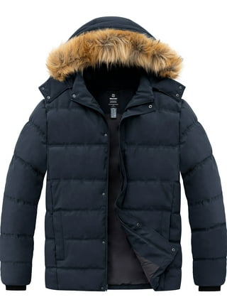 Men s Coats with Fur Hoods