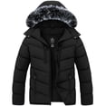 thumbnail image 1 of Wantdo Men's Hooded Coat Recycled Winter Jacket Waterproof Puffer Jacket Black L, 1 of 10