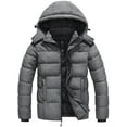 thumbnail image 1 of Wantdo Men's Puffer Jacket Hooded Winter Coat Warm Windbreaker Jacket Heather Gray M, 1 of 10