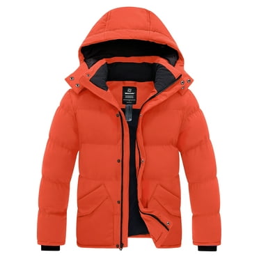 Wantdo Boy's Skiing Jacket Hooded Winter Jacket Water Resistant Snow ...