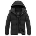 Wantdo Men's Coat Quilted Recycled Winter Jacket Hooded Puffer Jacket