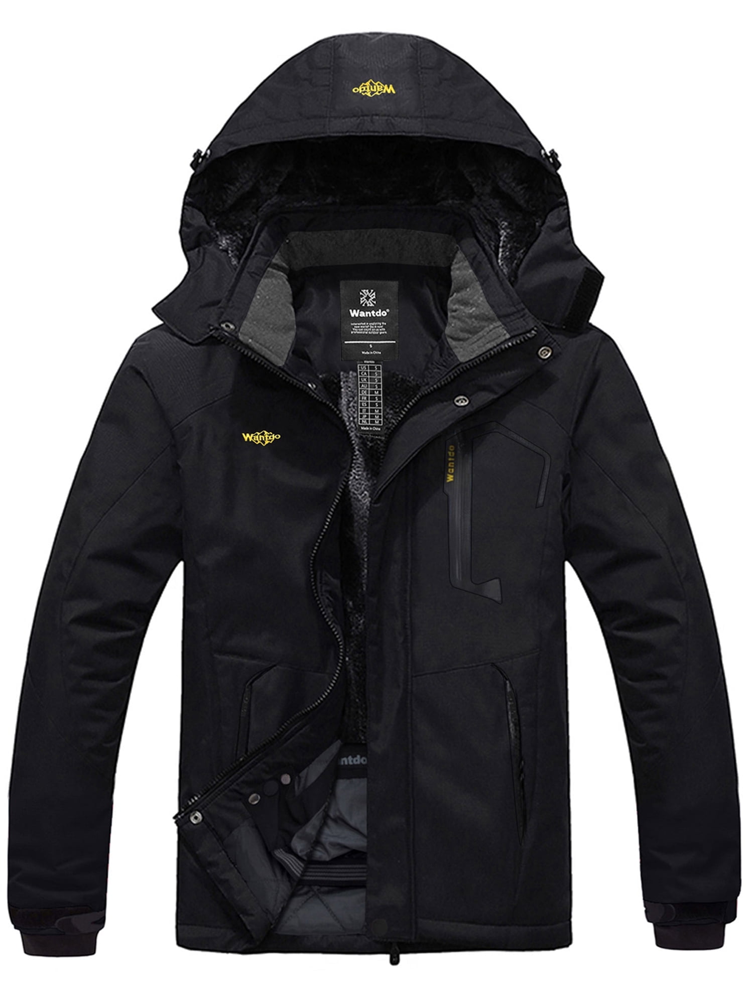 Wantdo Men's Ski Jacket Mountain Waterproof winter jacket snow jacket ...
