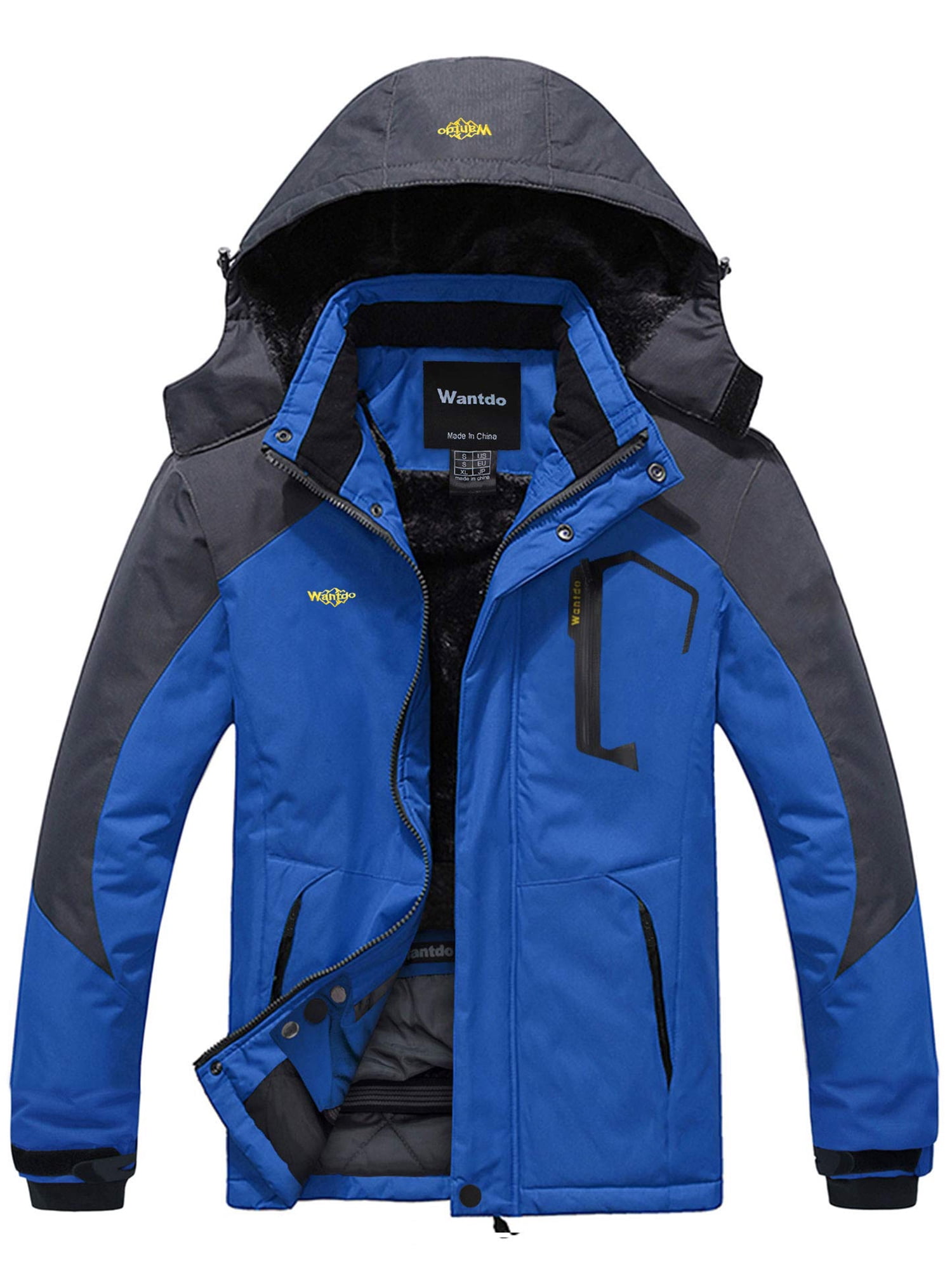 Buy Yozai Men's Winter Coat, Warm Jackets for Mens Water Resistant Ski Snow  Jacket Mountain Windbreaker Hooded Parka, S-2XL, Dream Blue, Large at