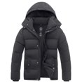 thumbnail interactive-video image 1 of Wantdo Men's Winter Quilted Jacket – Waterproof Puffer Coat With Removable Hood, Insulated (WDE15) 1 of 3