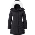 thumbnail image 1 of Wantdo Women's Plus Size Winter Coat Recycled Winter Jacket Mid-length Snow Jacket Dark Gray 2XL, 1 of 10