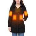 thumbnail image 1 of Wantdo Women's Heated Jacket with 20000mAh Battery, Detachable Hood Warm Winter Coat for Outdoor Black Large, 1 of 12