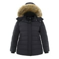 thumbnail image 1 of Wantdo Women's Plus Size Jacket Warm Winter Coat Windproof Parka Jacket Dark Grey 2X, 1 of 9