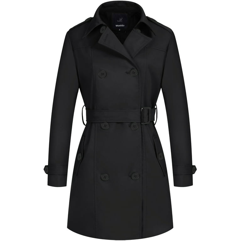 Wantdo Women's Plus Size Long Trench Coat Waterproof Rain Jackets Double  Breasted Windbreaker Overcoat Khaki 1X : : Clothing, Shoes &  Accessories