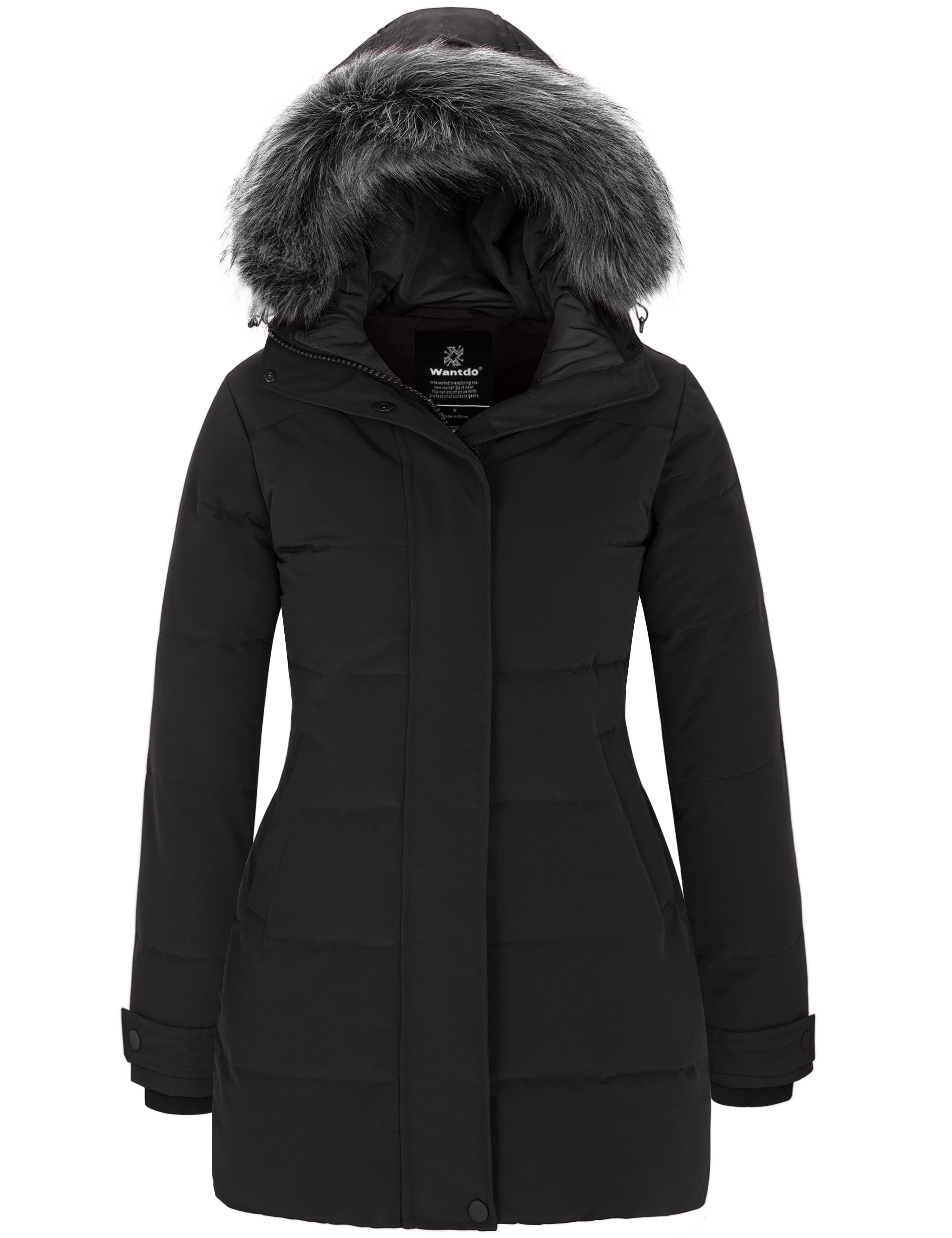 Wantdo Women's Plus Size Winter Coats Quilted Winter Jacket Puffer ...