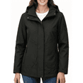 thumbnail image 1 of Wantdo Women's Raincoat Waterproof Rain Jacket Short Lightweight Shell Jacket with Hood Black L, 1 of 9