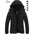 thumbnail image 1 of Wantdo Women's Recycled Winter Coat Waterproof Winter Jacket Quilted Puffer Jacket Black L, 1 of 9