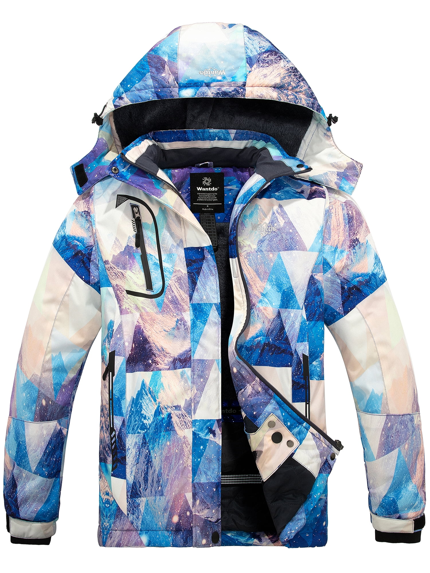 Wantdo Women s Ski Snowboarding Jacket Waterproof Warm Winter