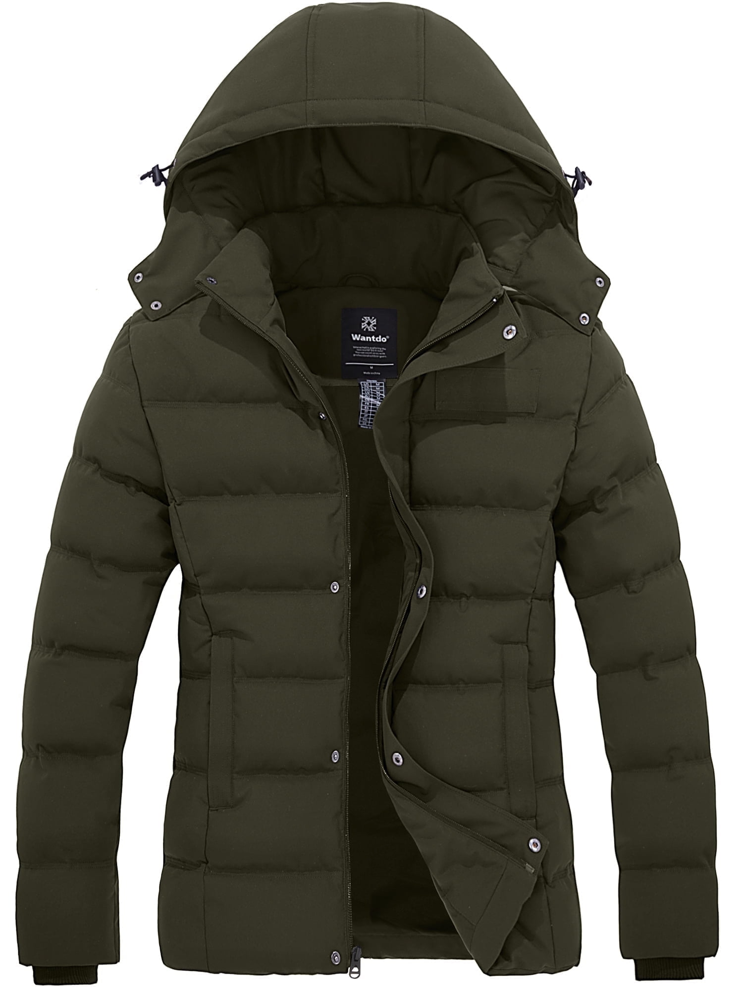 【人気商品】 Coat, Winter Women's Wantdo Quilted with Jacket Puffer Clothing