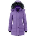 thumbnail image 1 of Wantdo Women's Winter Coat Warm Winter Jacket Padded Puffer Parka Jacket Purple XL, 1 of 9