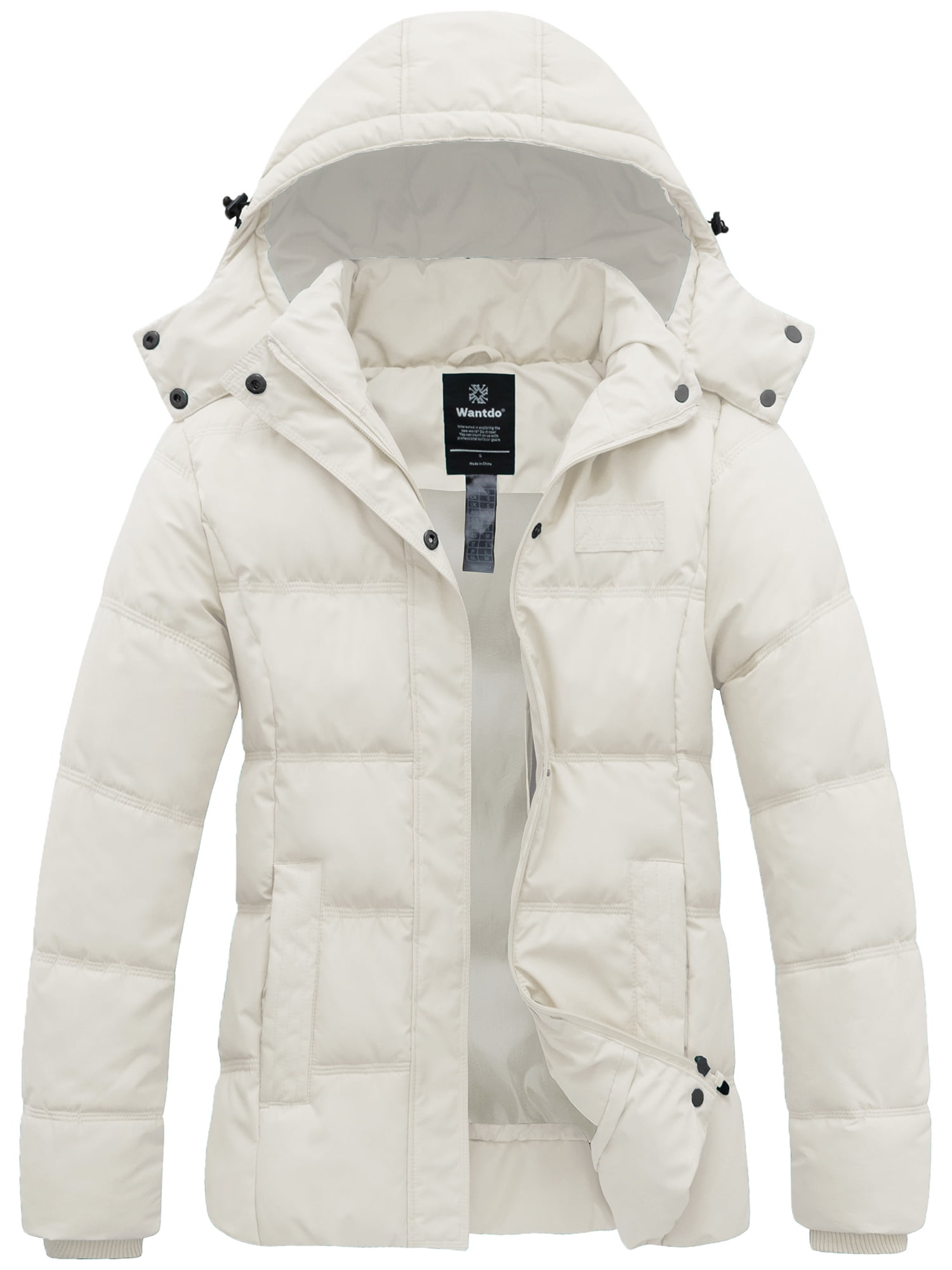 Buy Coats and jackets Off-White OW-patch hooded puffer jacket  (OMED040F22FAB0015620)