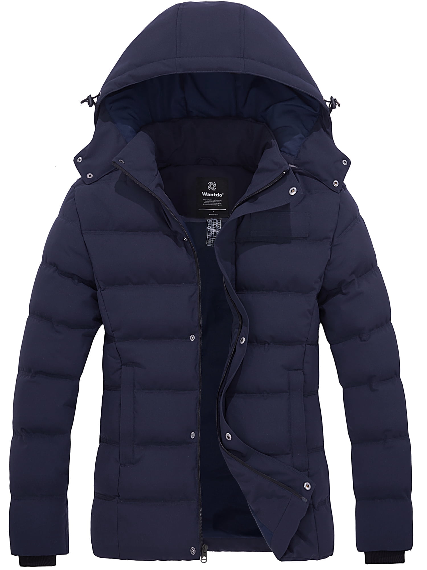 Women Winter Solid Padded Hooded Coat