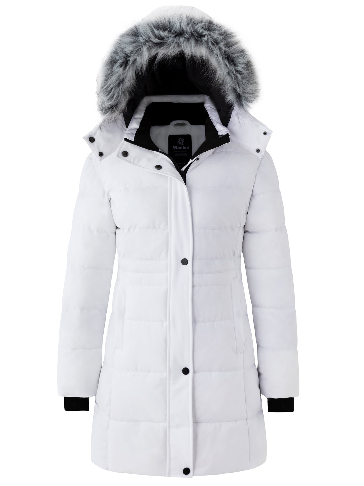 Wantdo Women's Winter Jackets Recycled Puffy Coat Hooded Winter Coats ...