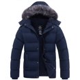 thumbnail image 1 of Wantdo Men's Big and Tall Jacket Padded Winter Coat Warm Waterproof Puffer Jacket Navy 3XL, 1 of 1