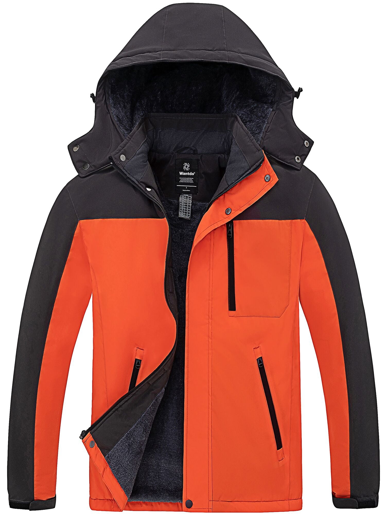 Zpanxa Men's Extreme Cold Weather Jacket Waterproof Windproof