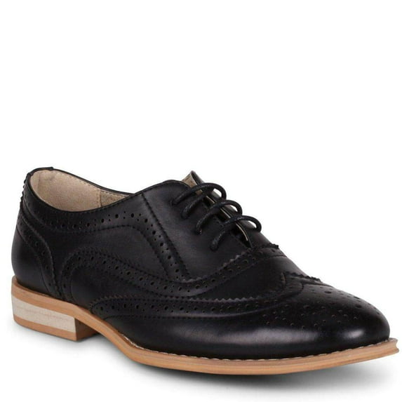 Wanted 2 Tone Lace Up Oxford Shoes