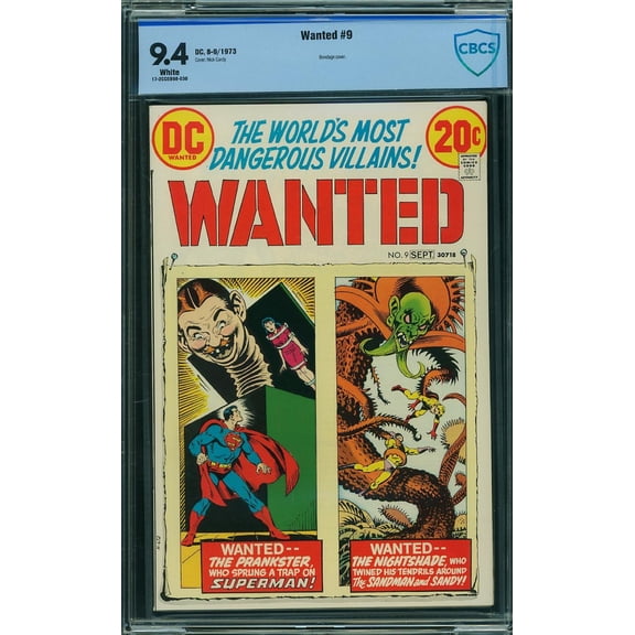 Wanted #9 - CBCS 9.4 Comic Book