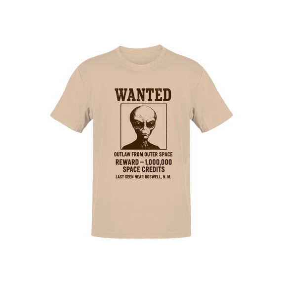 Wanted Alien: Outlaw from Space Men's T-shirt