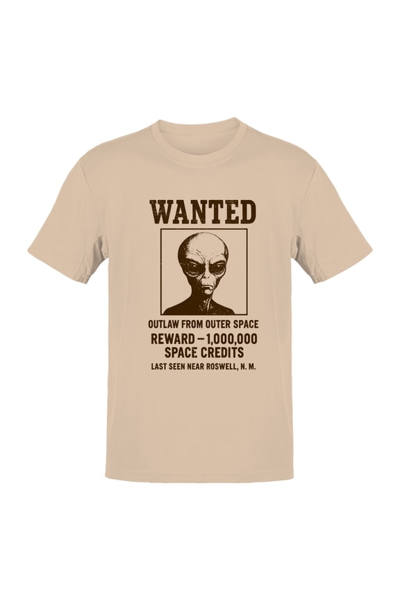 Wanted Alien: Outlaw from Space Men's T-shirt