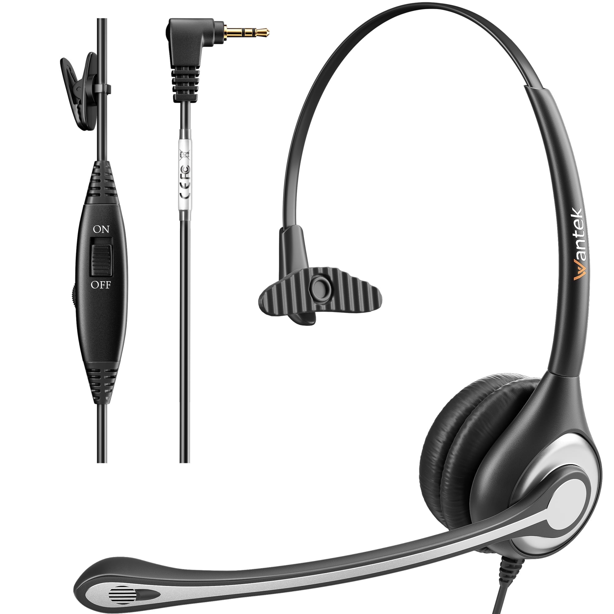 Wantek Telephone Headset for Calls and Kuwait Ubuy
