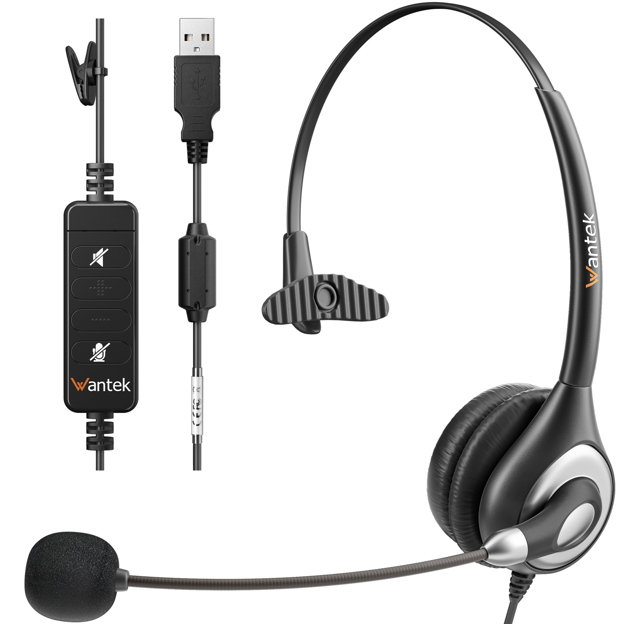 Logitech USB Headset H390 with Noise Cancelling Mic Non Retail Package