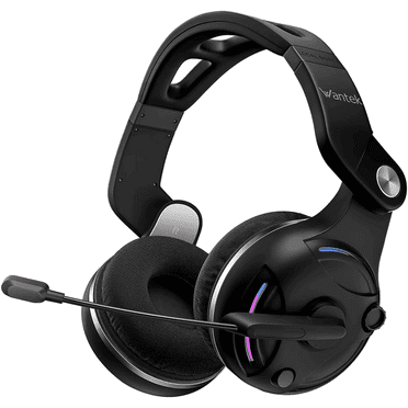 Wantek Wireless Headset with Microphone for PC, Bluetooth Headset with Noise Canceling Microphone & HI-FI Stereo Sound, USB Wireless Headset for Laptop, 48 Hrs Working Time, Work from Home