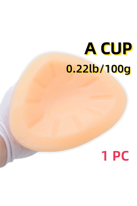 Nippleless Silicone Breast Forms One Piece Mastectomy Prosthesis Concave Bra Pad Breast Enhancers Fake Breast