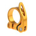 thumbnail image 1 of Wanyifa Aluminum Alloy Seatpost Clamp,Quick Release Bicycle Seatpost Clamp 31.8/34.9 mm,34.9mm,Gold, 1 of 7
