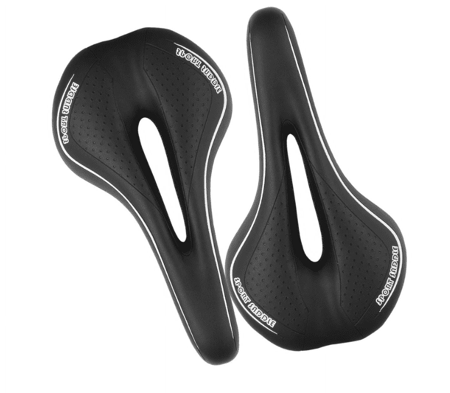 Venzo Professional Soft Road MTB Bicycle Saddle Seat - White