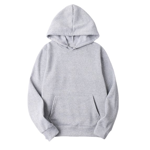 Wanziao Hoodies for Women Fashion Solid Color Hooded Sweatshirt with Pocket Casual Basic Long Sleeve Pullover Shirt