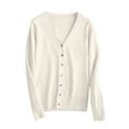 thumbnail image 1 of WGIZCVO Sweater Cardigans for Women Lightweight Fall Cardigans Long Sleeve Button Down Open Front Knit Sweater Outerwear, 1 of 9