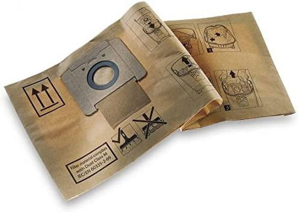 Wap 10 Gallon SQ10/SQ4 Vacuum Filter Bags (Pack of 5)