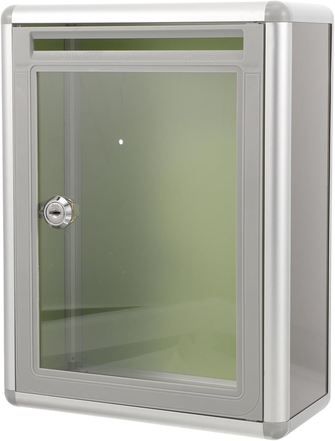 Waqn Acrylic Donation Box with Lock, Safe Suggestion Box, Wall Mount ...